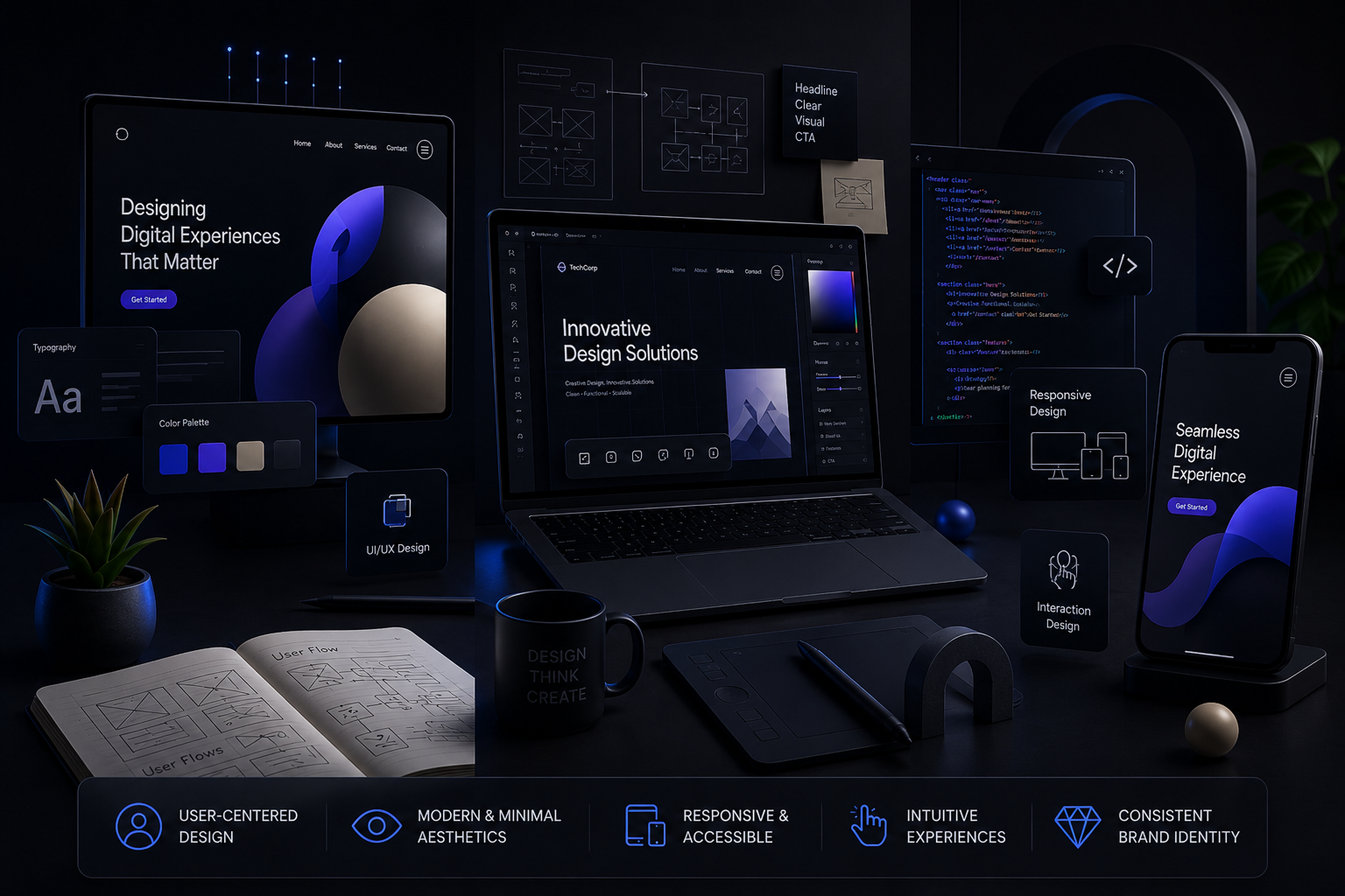 Modern Design approach at Webx Design Studio