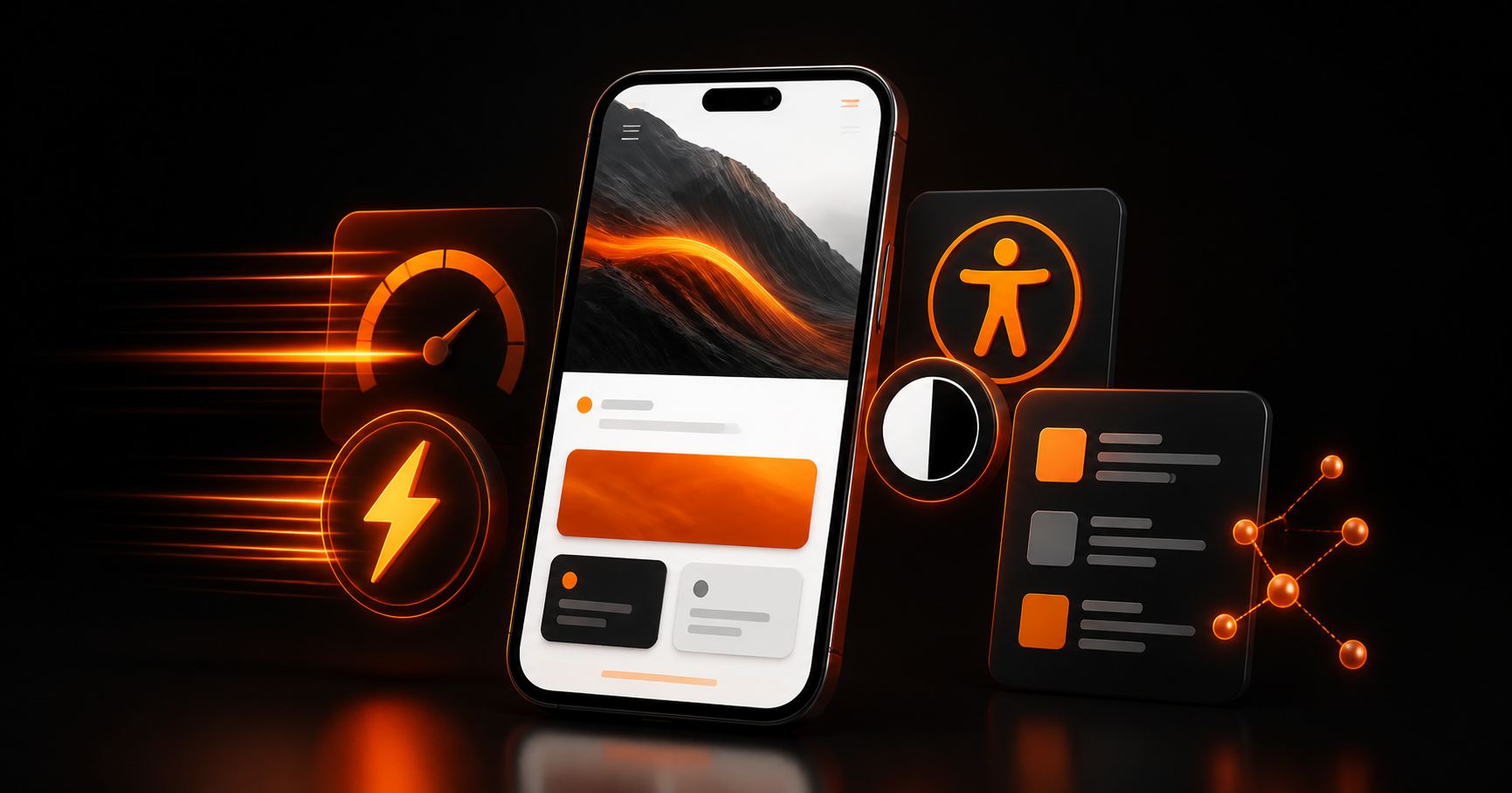 Mobile-first, fast, accessible and AI-readable website concept