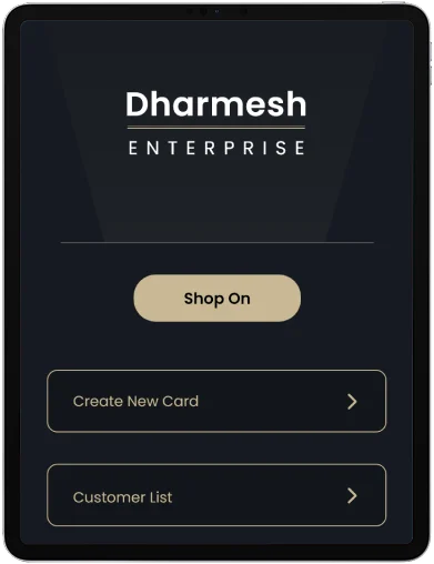 Dharmesh Enterprises - business management app UI/UX case study