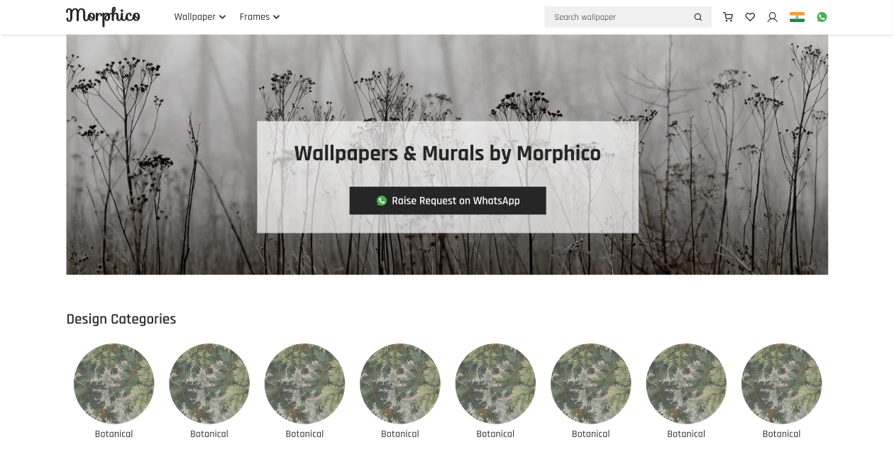 Morphico UI design - after redesign