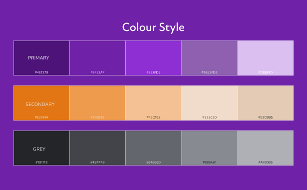 TicTax brand colour palette - vibrant greens for growth and deep blues for trust