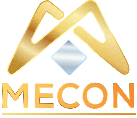 Mecon - industrial manufacturing brand identity and logo design project
