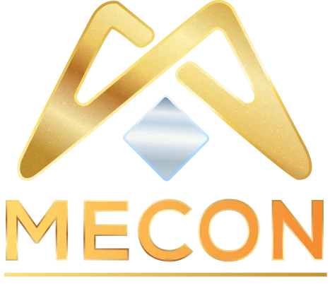 Mecon - industrial manufacturing brand identity and logo design project