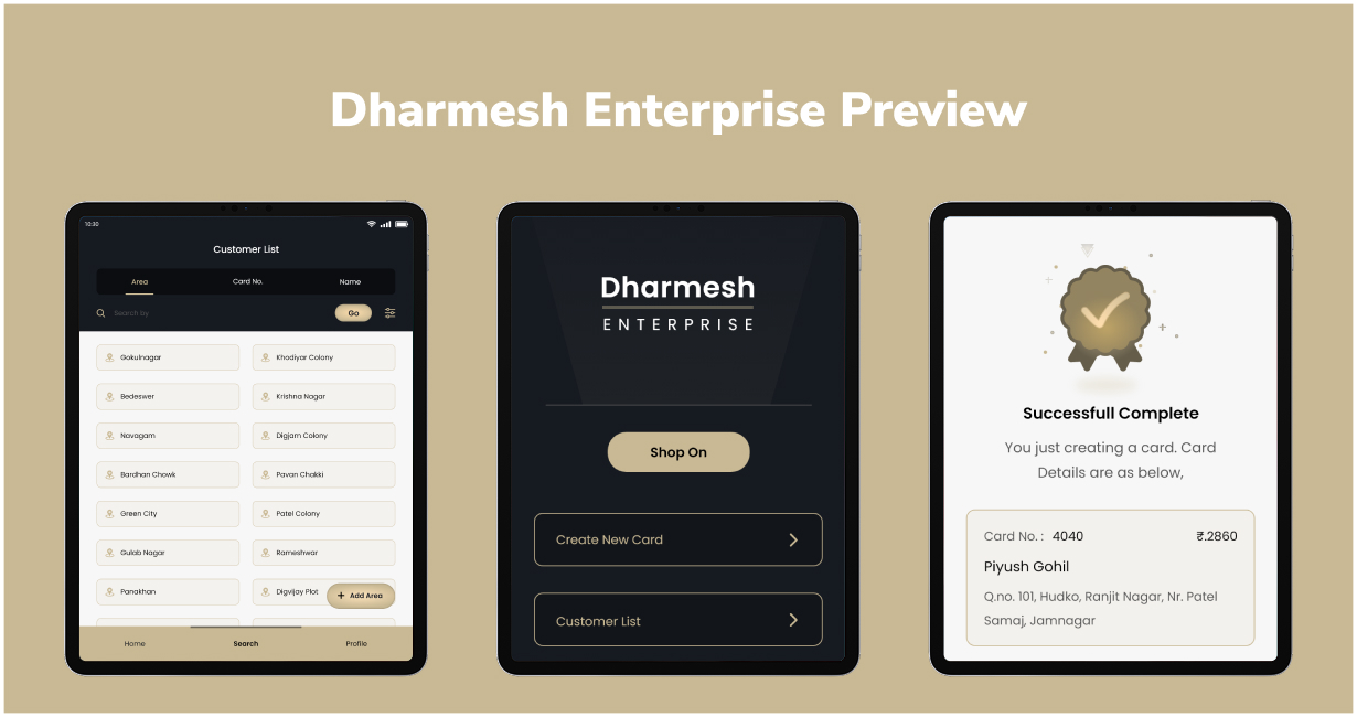 Mobile UI Mockup 1